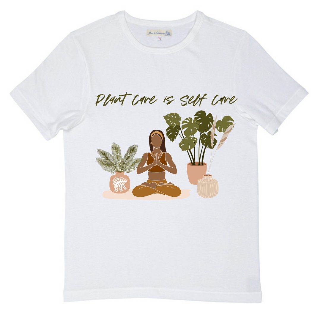 Plant Care is Self Care Shirt - Lotus Pose